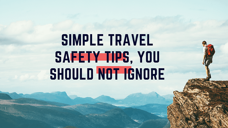 travel safety tips